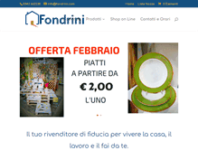 Tablet Screenshot of fondrini.com